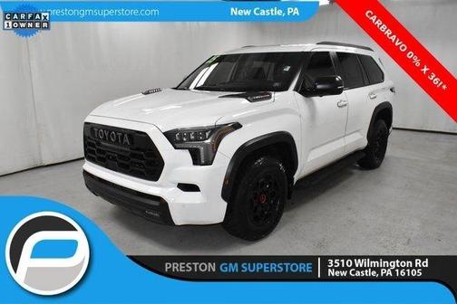 White 2025 Toyota Sequoia TRD Pro