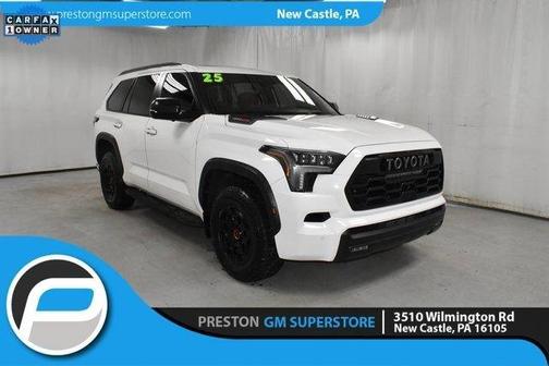 White 2025 Toyota Sequoia TRD Pro