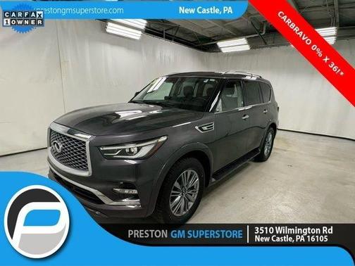 Anthracite Gray 2024 INFINITI QX80 Luxe