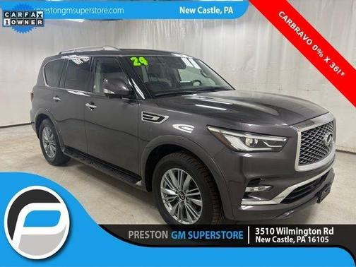 Anthracite Gray 2024 INFINITI QX80 Luxe