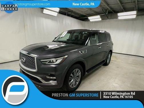 Anthracite Gray 2024 INFINITI QX80 Luxe