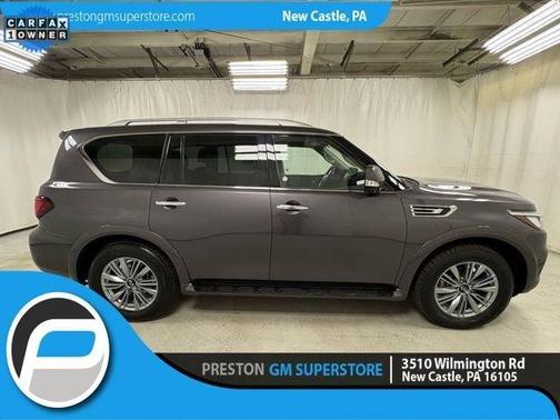 Anthracite Gray 2024 INFINITI QX80 Luxe
