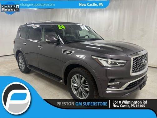 Anthracite Gray 2024 INFINITI QX80 Luxe