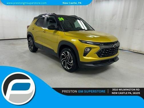 Yellow 2024 Chevrolet Trailblazer RS