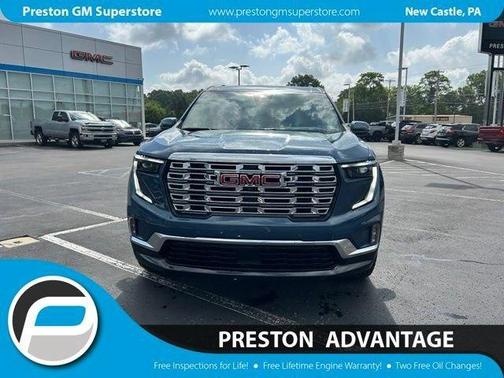 Blue 2026 GMC Acadia Denali