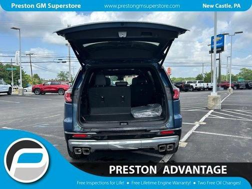 Blue 2026 GMC Acadia Denali