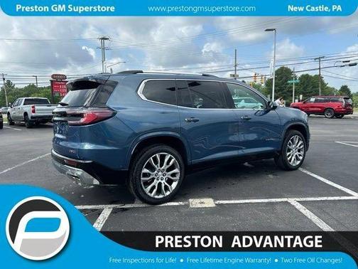 Blue 2026 GMC Acadia Denali