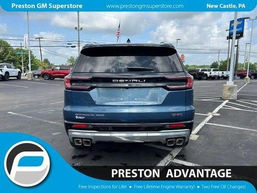 Blue 2026 GMC Acadia Denali