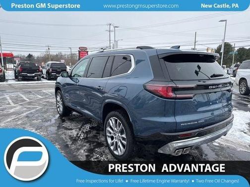 Blue 2026 GMC Acadia Denali