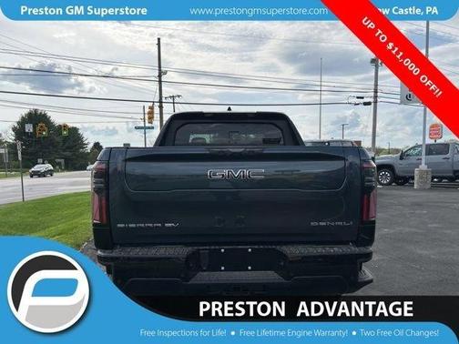 Blue 2025 GMC Sierra EV Denali
