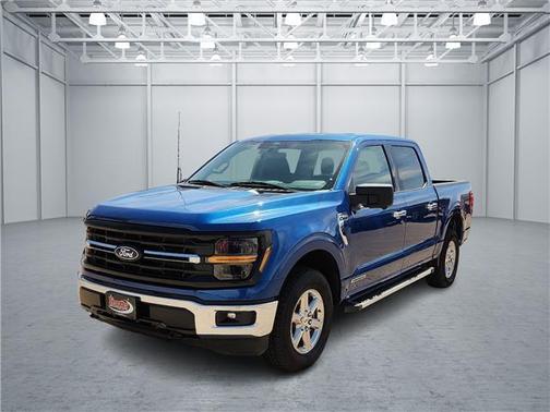 Blue 2024 Ford F-150 XLT