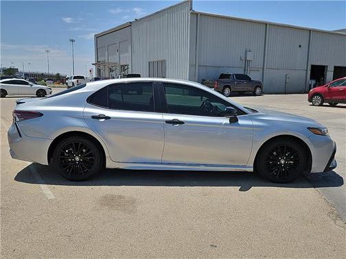 Celestial Silver Metallic 2022 Toyota Camry Hybrid Nightshade