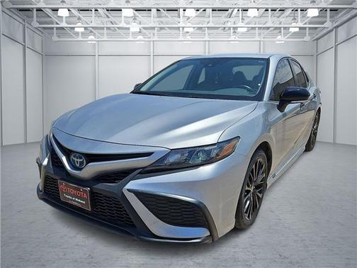 Celestial Silver Metallic 2022 Toyota Camry Hybrid Nightshade