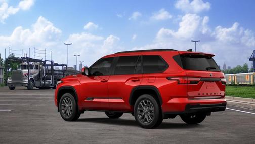 Red 2026 Toyota Sequoia Platinum