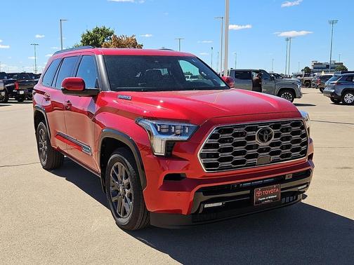 Red 2026 Toyota Sequoia Platinum