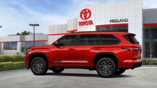 Red 2026 Toyota Sequoia Platinum