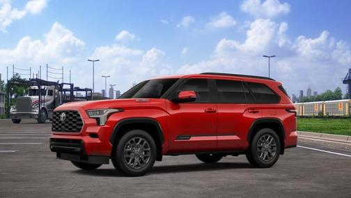 Red 2026 Toyota Sequoia Platinum