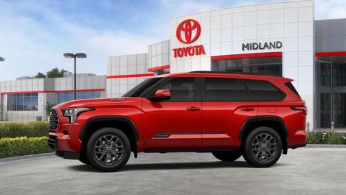 Red 2026 Toyota Sequoia Platinum