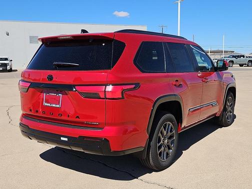 Red 2026 Toyota Sequoia Platinum