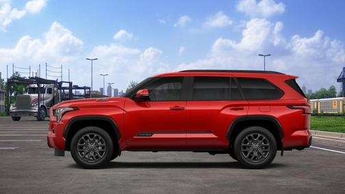 Red 2026 Toyota Sequoia Platinum