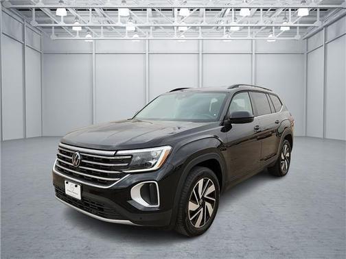 Deep Black Pearl Effect 2025 Volkswagen Atlas 2.0T SE w/Technology