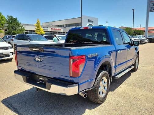 Blue 2024 Ford F-150 XLT