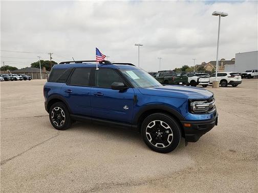 Atlas Blue Metallic 2023 Ford Bronco Sport Outer Banks