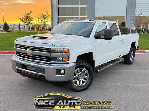 White 2017 Chevrolet Silverado 3500 LT