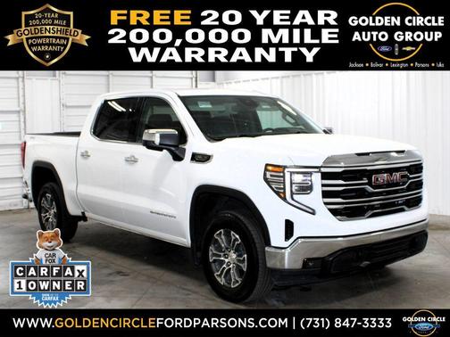 Summit White 2025 GMC Sierra 1500 SLT Truck