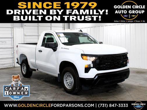 Summit White 2023 Chevrolet Silverado 1500 WT