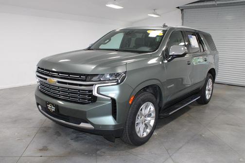Silver Sage Metallic 2023 Chevrolet Tahoe Premier
