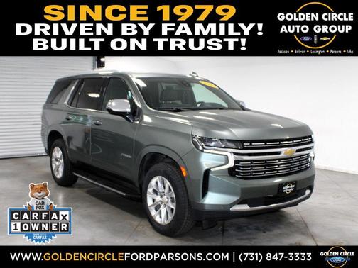 Silver Sage Metallic 2023 Chevrolet Tahoe Premier