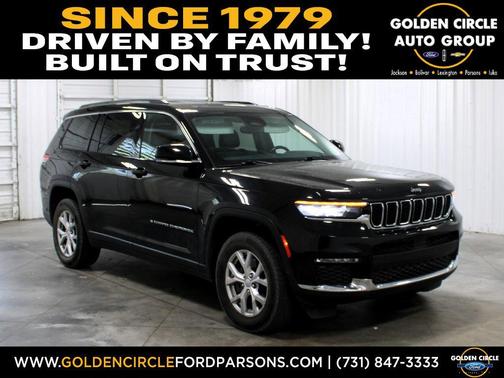 Diamond Black Crystal Pearlcoat 2021 Jeep Grand Cherokee L Limited