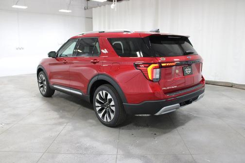 Rapid Red Metallic Tinted Clearcoat 2026 Ford Explorer Platinum