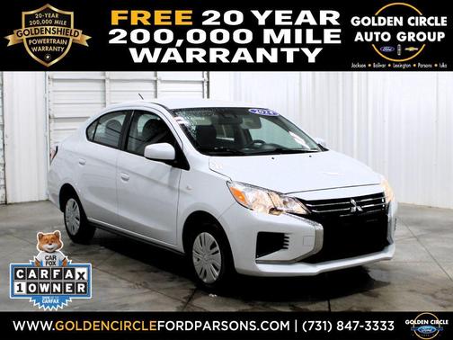 White Diamond 2024 Mitsubishi Mirage G4 ES
