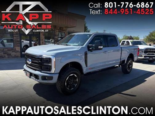Glacier Gray 2025 Ford F-350 Platinum