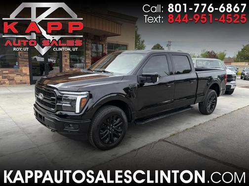 Black 2025 Ford F-150 Lariat