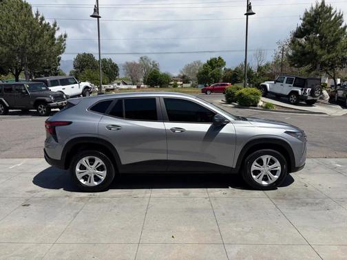 Silver 2024 Chevrolet Trax LS