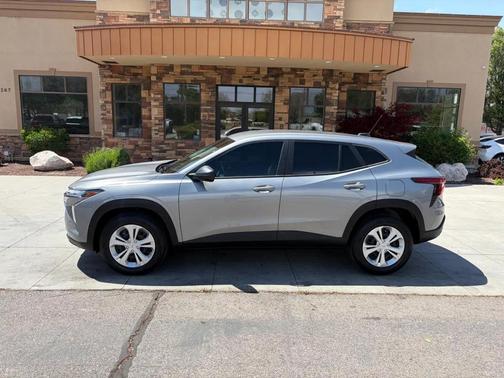Silver 2024 Chevrolet Trax LS
