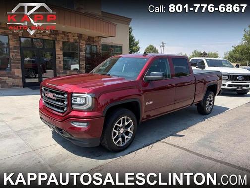 Maroon 2017 GMC Sierra 1500 SLT