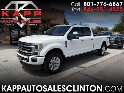 White 2022 Ford F-350 Platinum