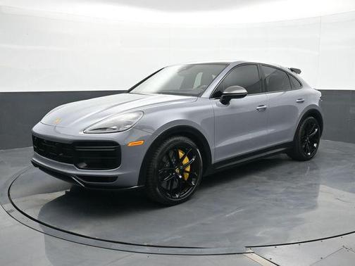 Arctic Grey 2022 Porsche Cayenne Turbo GT