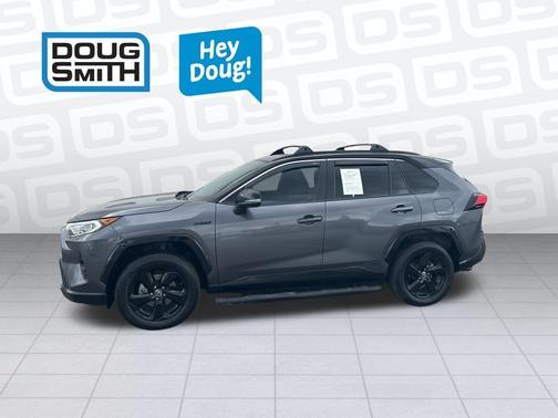 Midnight Black Metallic 2021 Toyota RAV4 Hybrid XSE