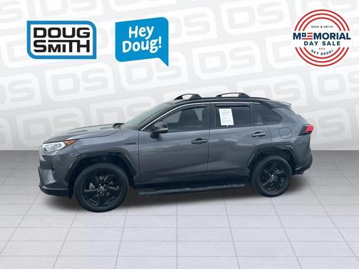 Midnight Black Metallic 2021 Toyota RAV4 Hybrid XSE
