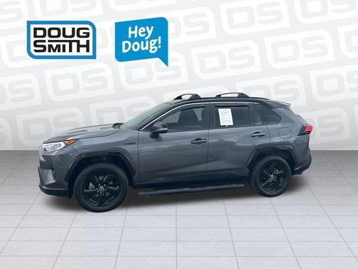 Midnight Black Metallic 2021 Toyota RAV4 Hybrid XSE
