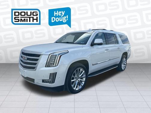 Crystal White Tri-Coat 2019 Cadillac Escalade ESV Premium Luxury
