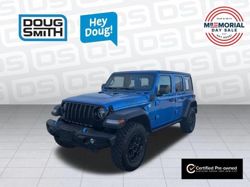 Hydro Blue Pearl 2023 Jeep Wrangler 4xe Base