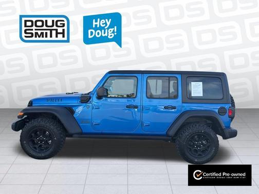 Hydro Blue Pearl 2023 Jeep Wrangler 4xe Base