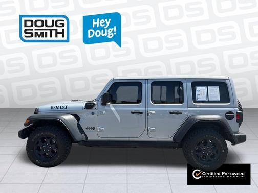 Silver Zynith Clearcoat 2023 Jeep Wrangler 4xe Base