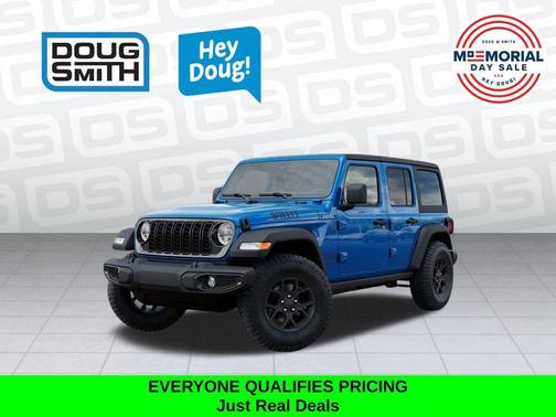 Hydro Blue Pearl 2026 Jeep Wrangler Sport